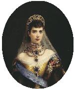Konstantin Makovsky Portrait of Maria Fyodorovna Spain oil painting artist
